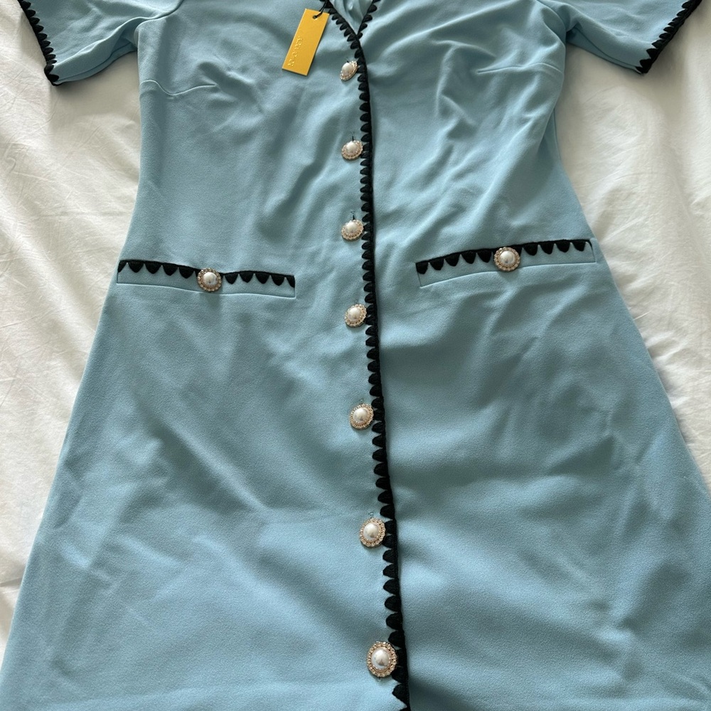 NWT Alexia Admor Light Blue Mini Dress
